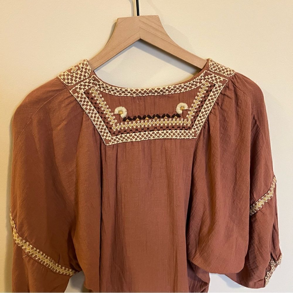 Max Studio Boho Printed Top - Picture 6 of 11